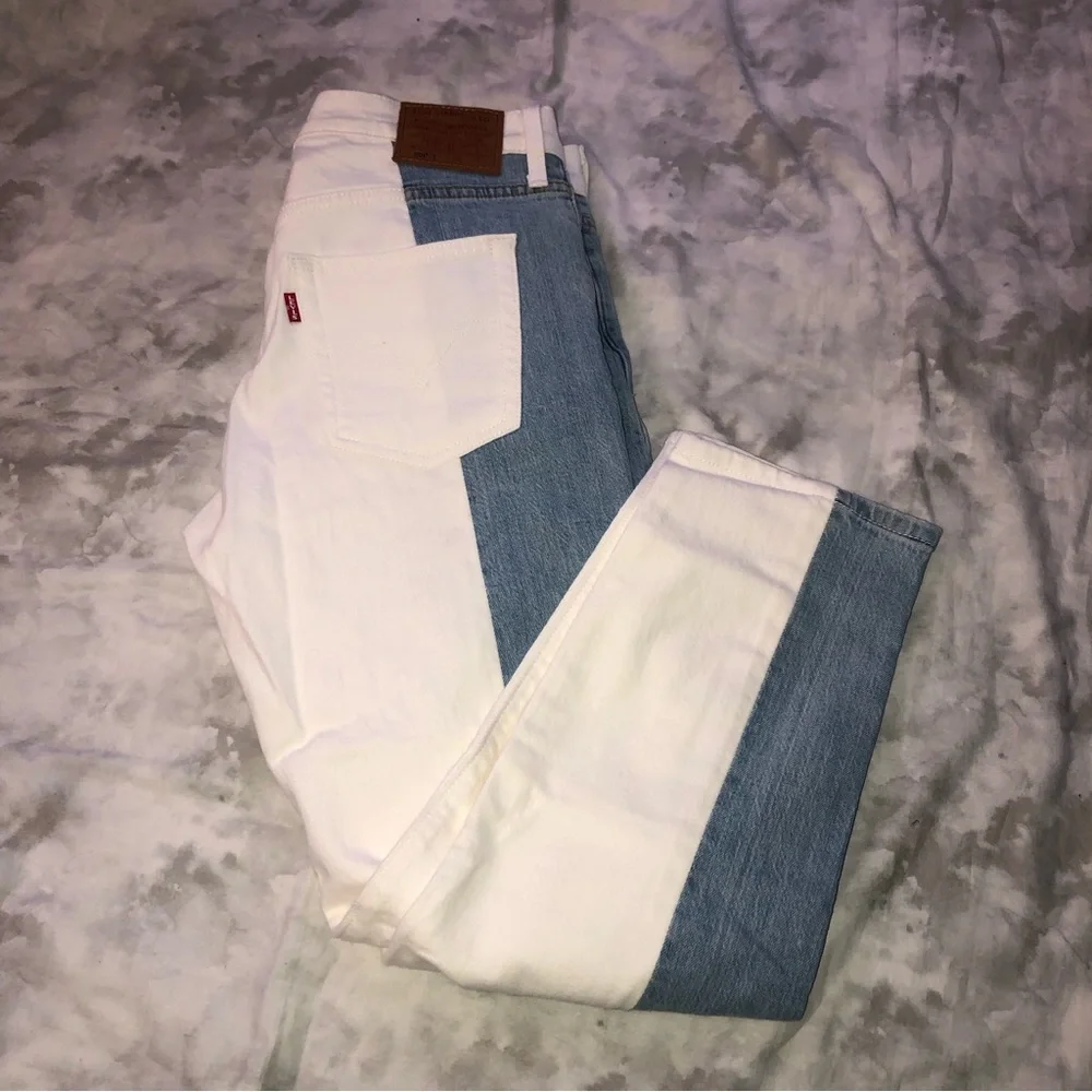 Levi’s 501 Button Fly Colorblock Jeans - Picture 6 of 6
